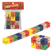 Wooden Twist Unique Shape Cube Game For Kids - Assorted